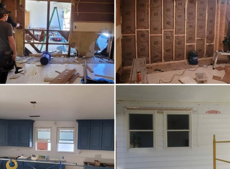 before and after renovating a kitchen hanceville al